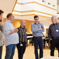 Diskussion der Teilnehmer in Mühlhausen