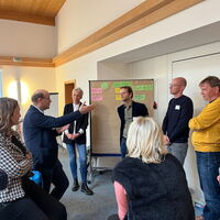 Diskussion der Teilnehmer in Nordhausen