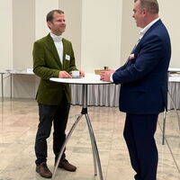 Stellvertr. ThEEN-Geschäftsführer Christoph Frenkel im Gespräch