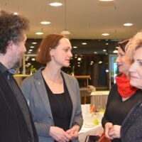 v.l.n.r. Prof. Wesselak, Frau Liebe, Ministerin Siegesmund, Präsidentin Keller